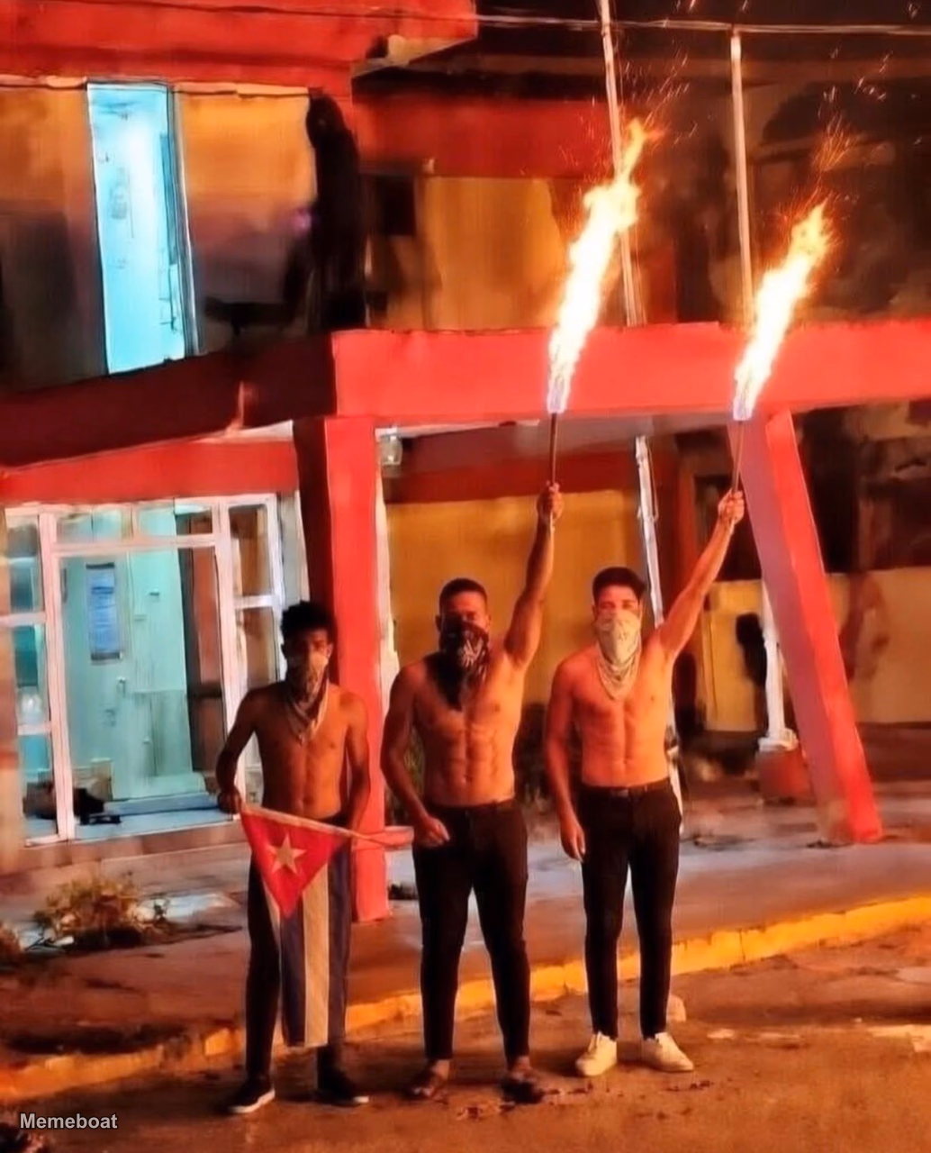 Rioting Cubans - meme generator image preview