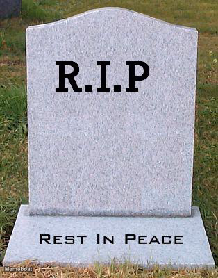 RIP headstone - meme generator image preview