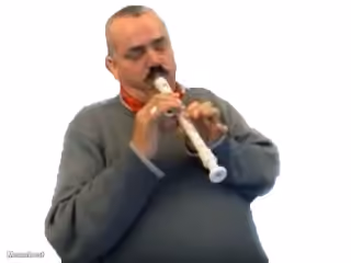 Risitas Playing Recorder