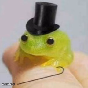 Roaring 20's Frog - meme generator image preview