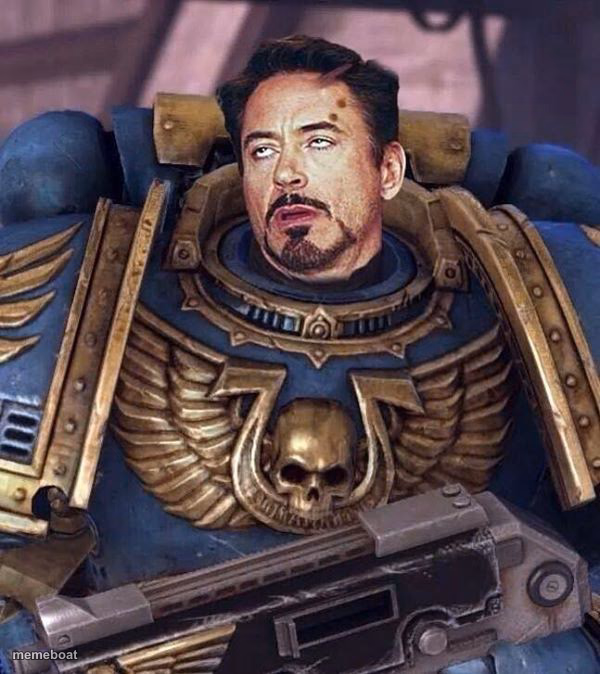 Robert Downey Face Warhammer 40k - meme generator image preview