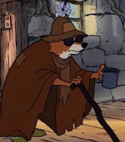 Robin Hood Beggar Disney - meme generator image preview
