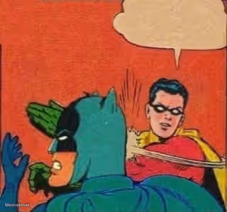 Robin Slaps Batman