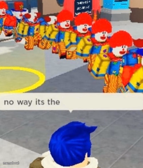 Roblox no way it's the *insert something you hate* - meme generator image preview