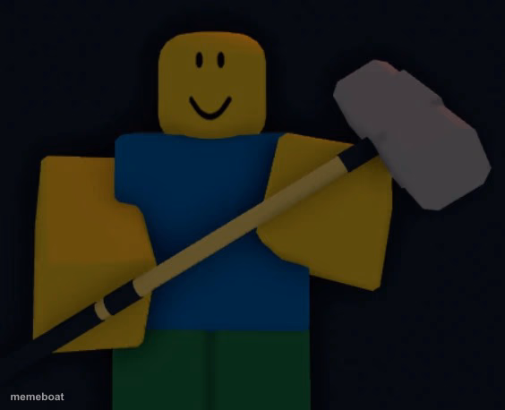 Roblox sledgehammer - meme generator image preview