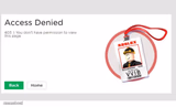 Roblox you do not have permission