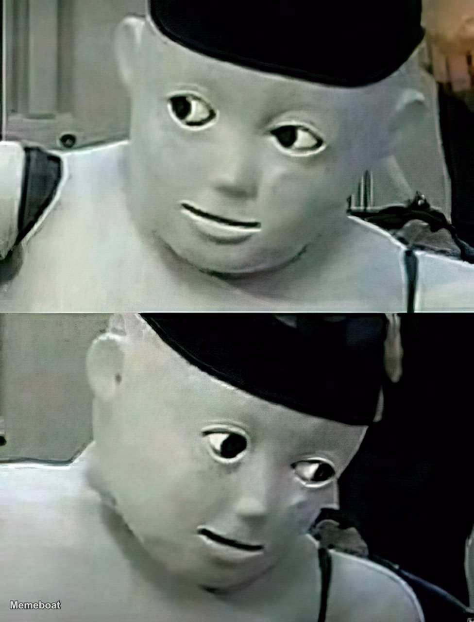Robot Looking Away - meme generator image preview