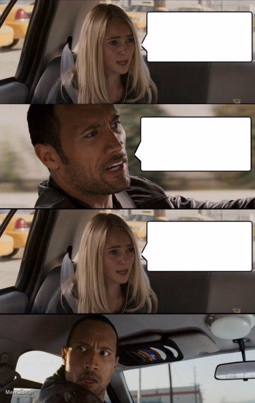 Rock Driving Longer - meme generator image preview
