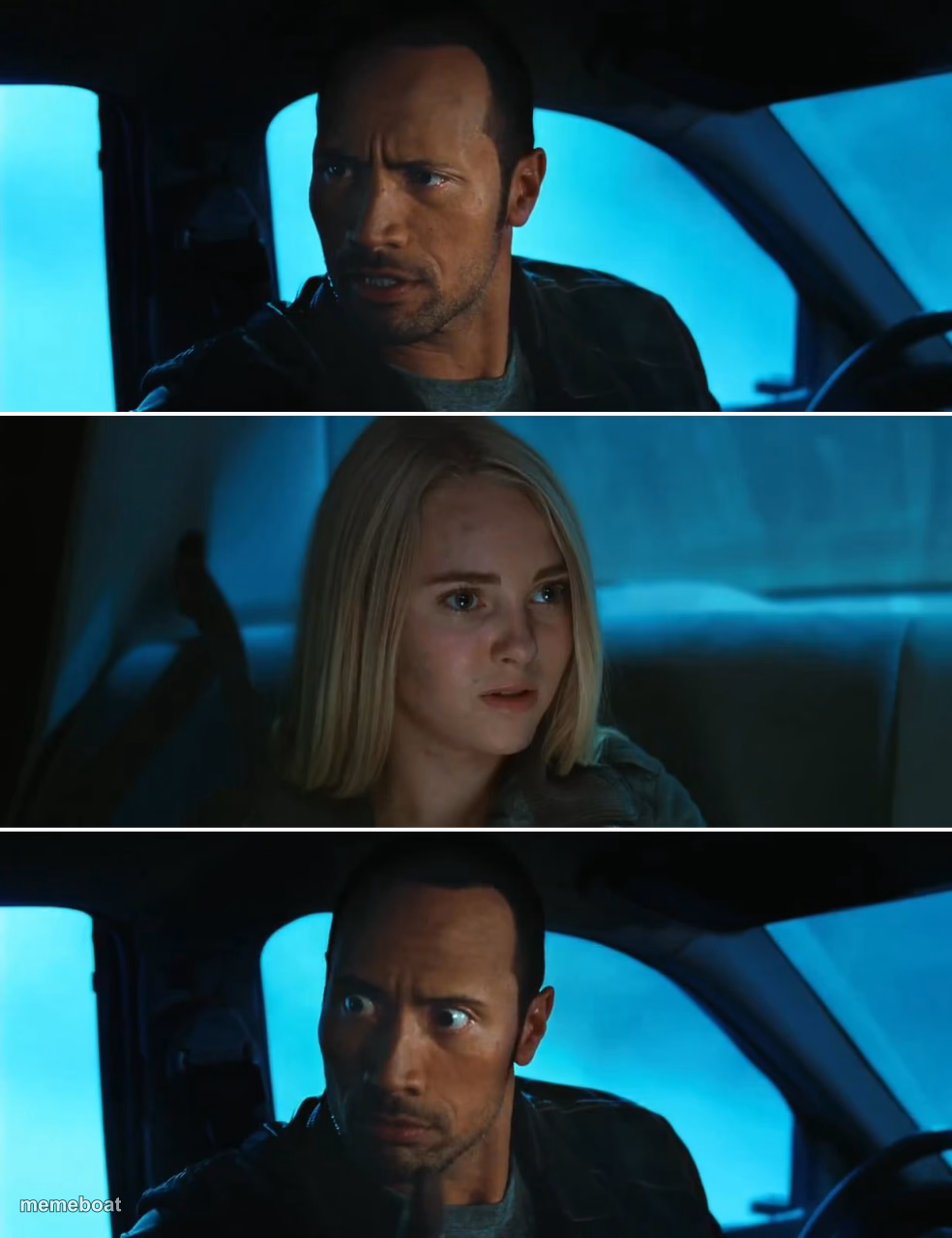 Rock Driving Night - meme generator image preview