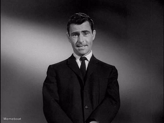 rod serling twilight zone - meme generator image preview