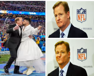 Roger Goodell Bad Bunny Halftime