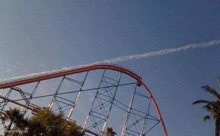 Roller Coaster Chem Trail - meme generator image preview