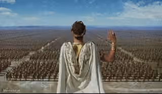Roman Emperor Addressing Army