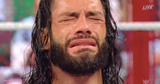 Roman Reigns crying