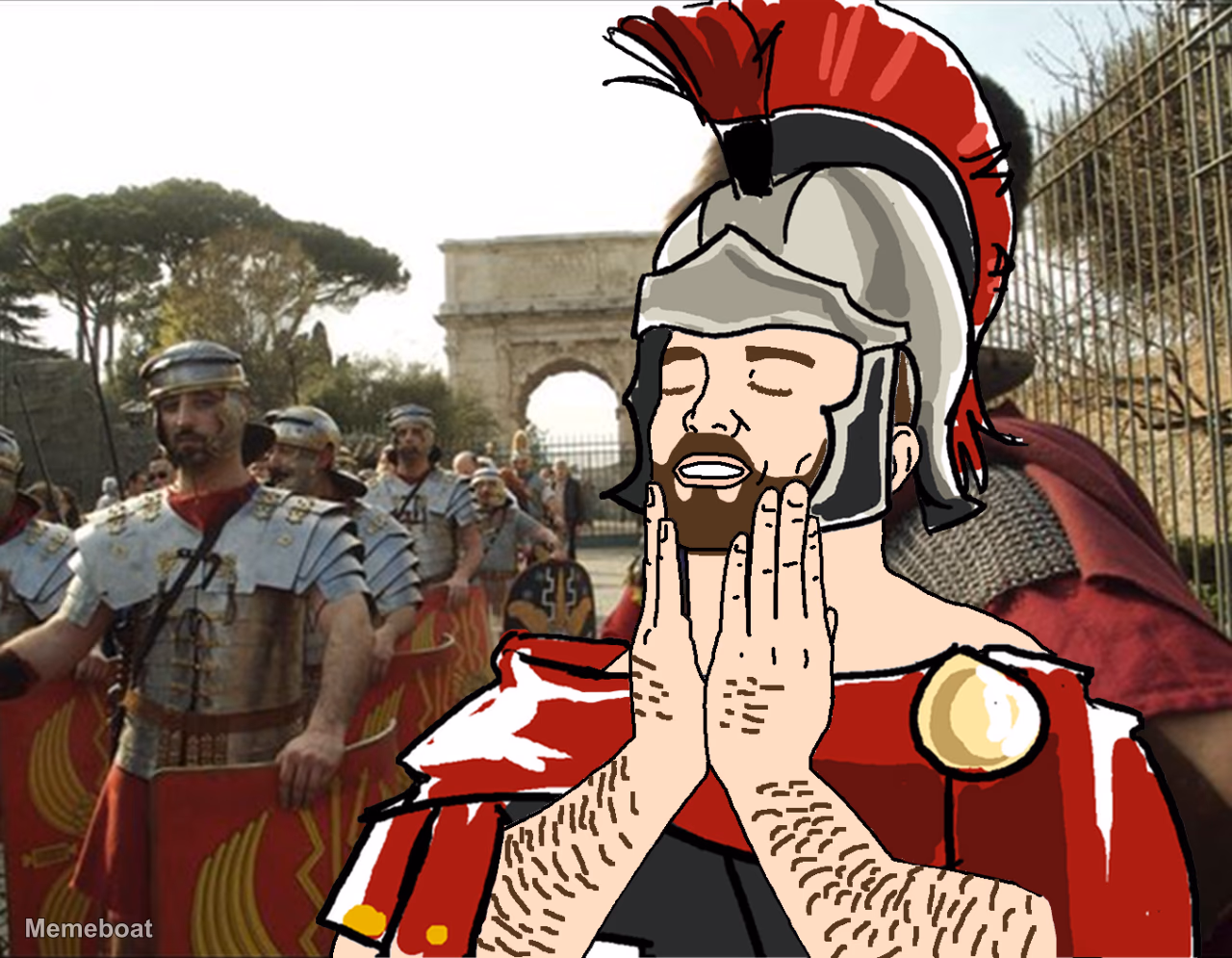 roman soldier - meme generator image preview