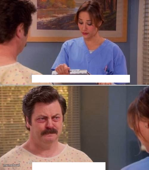ron swanson mental illness - meme generator image preview