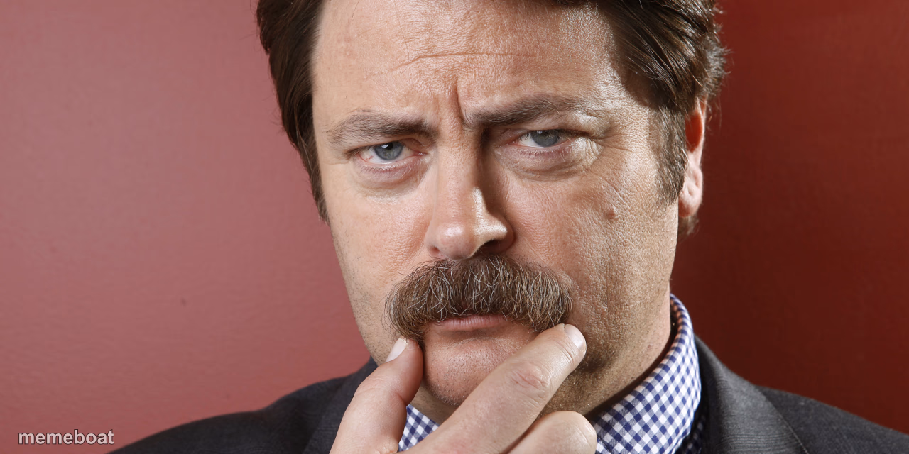 Ron Swanson Parks and Rec - meme generator image preview