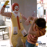 Ronald McDonald slap