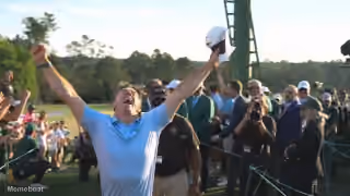 Rory McIlroy Celebration After Winning the Masters 2026