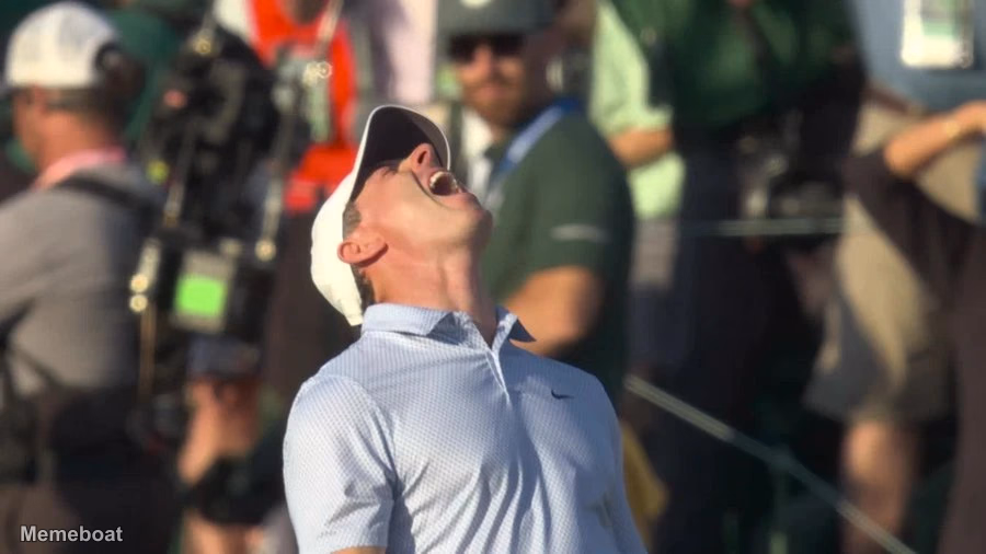 Rory McIlroy Winning the Masters 2026 - meme generator image preview