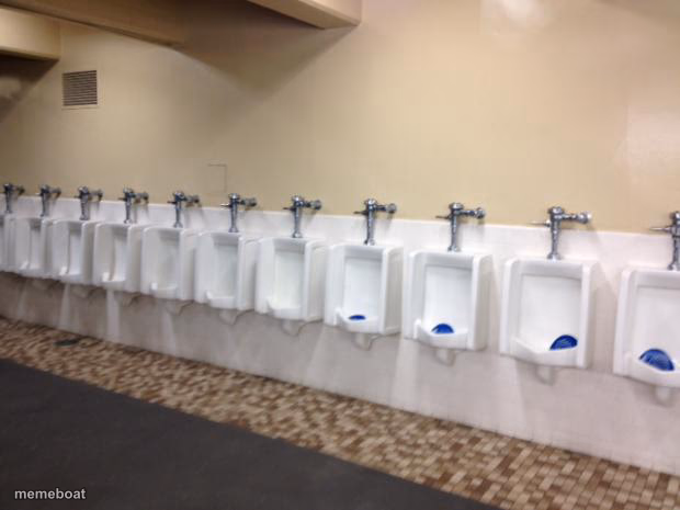 Row of urinals - meme generator image preview
