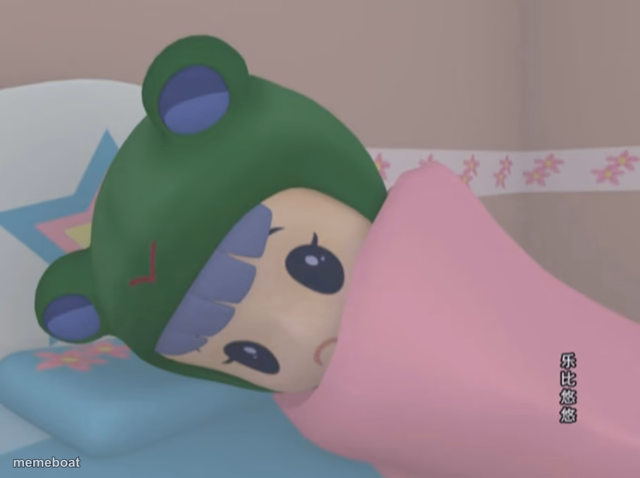 Rubi can't sleep - meme generator image preview