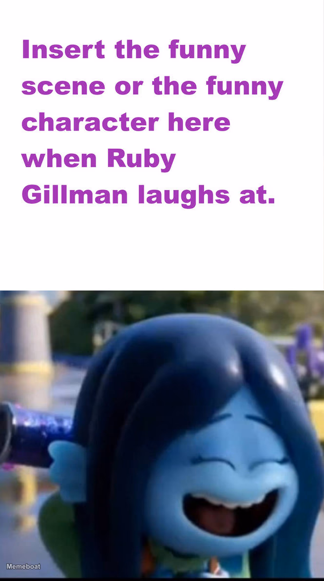Ruby Gillman Laughing - meme generator image preview