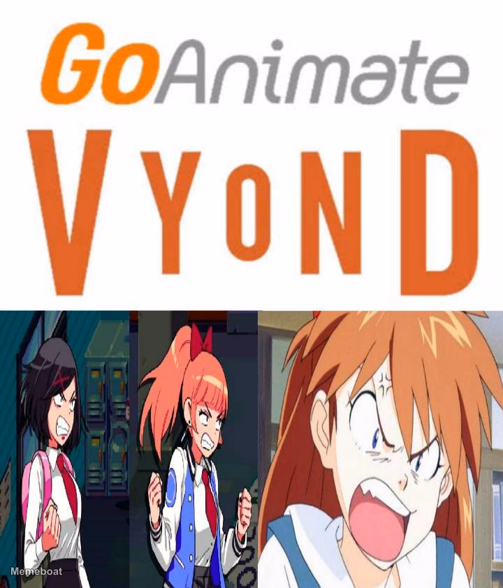GoAnimate Vyond Angry Girls - meme generator image preview