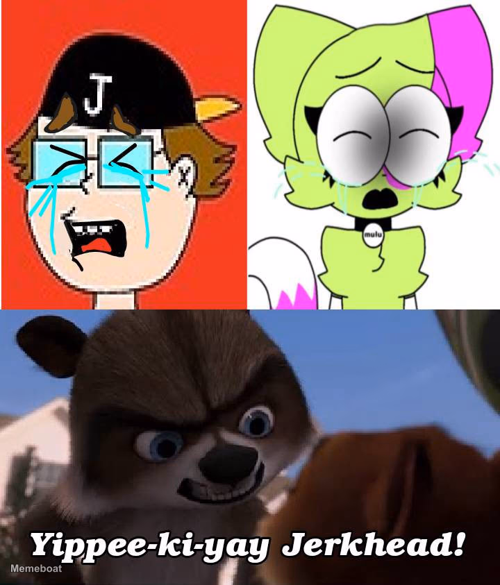 Crying OCs Yippee Ki Yay - meme generator image preview