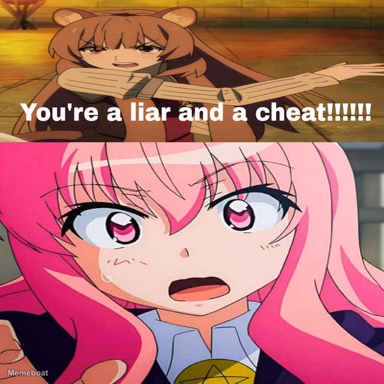 Taiga Calls Out Zero Two - meme generator image preview