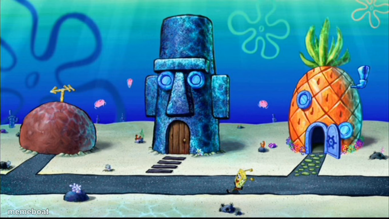 Rumah Batu - Rumah Moai Pulau Paskah - Rumah Nanas - meme generator image preview