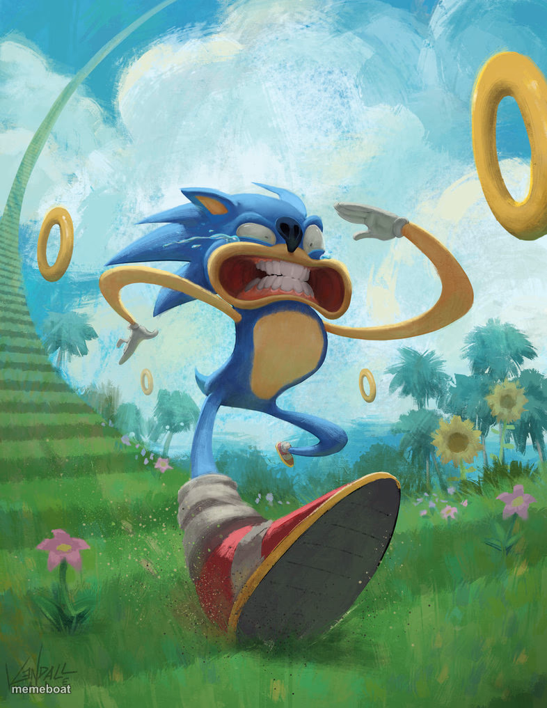 Run sonic - meme generator image preview
