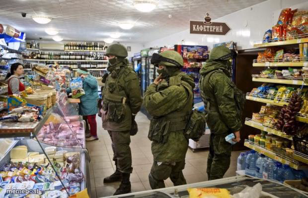 Rus army shopping - meme generator image preview
