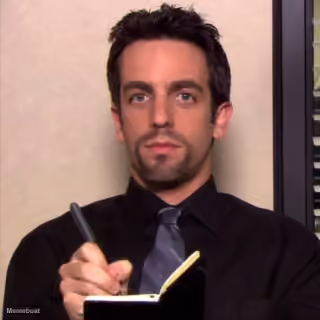 Ryan Howard Taking Notes - the Office