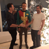 Ryan Reynolds Sweater Party