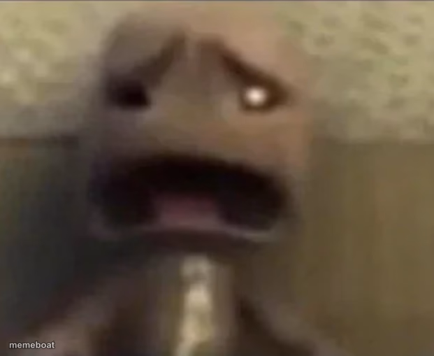 Sackboy sad - meme generator image preview