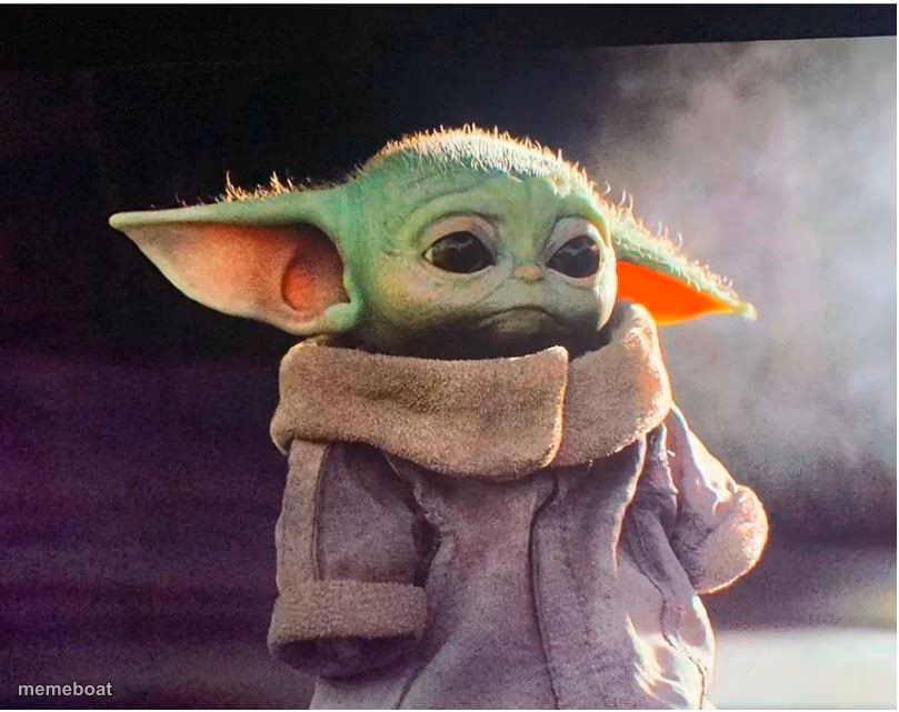 Sad Baby Yoda - meme generator image preview