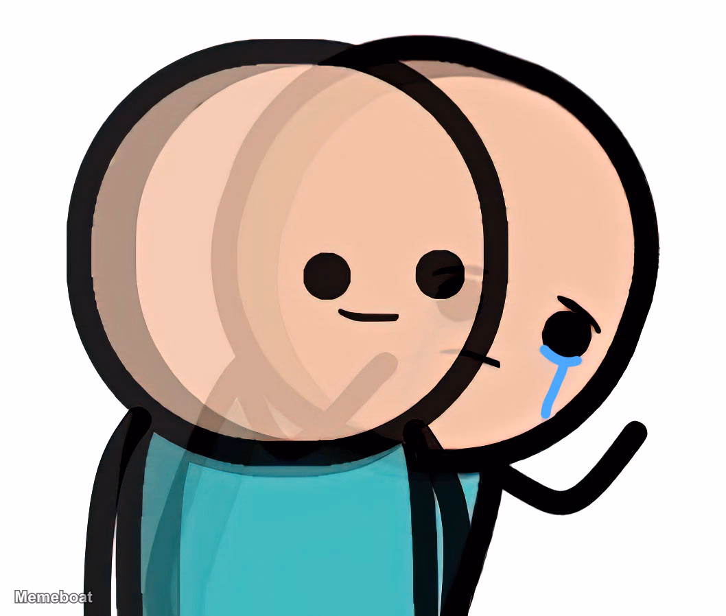 Sad Behind Happy - meme generator image preview