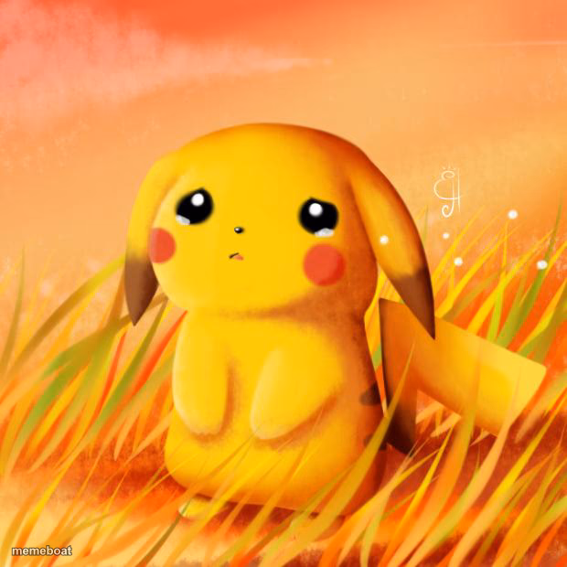 Sad Pikachu - meme generator image preview