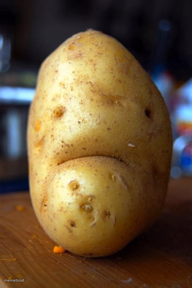 sad potato - meme generator image preview