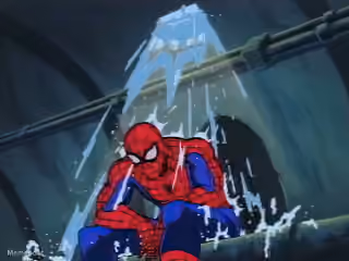 Sad Spider-Man
