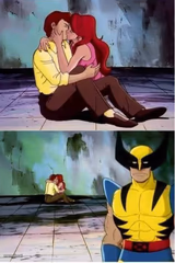 Sad wolverine left out of party