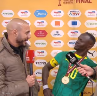 Sadio Mane Surprised Reaction AFCON 2025