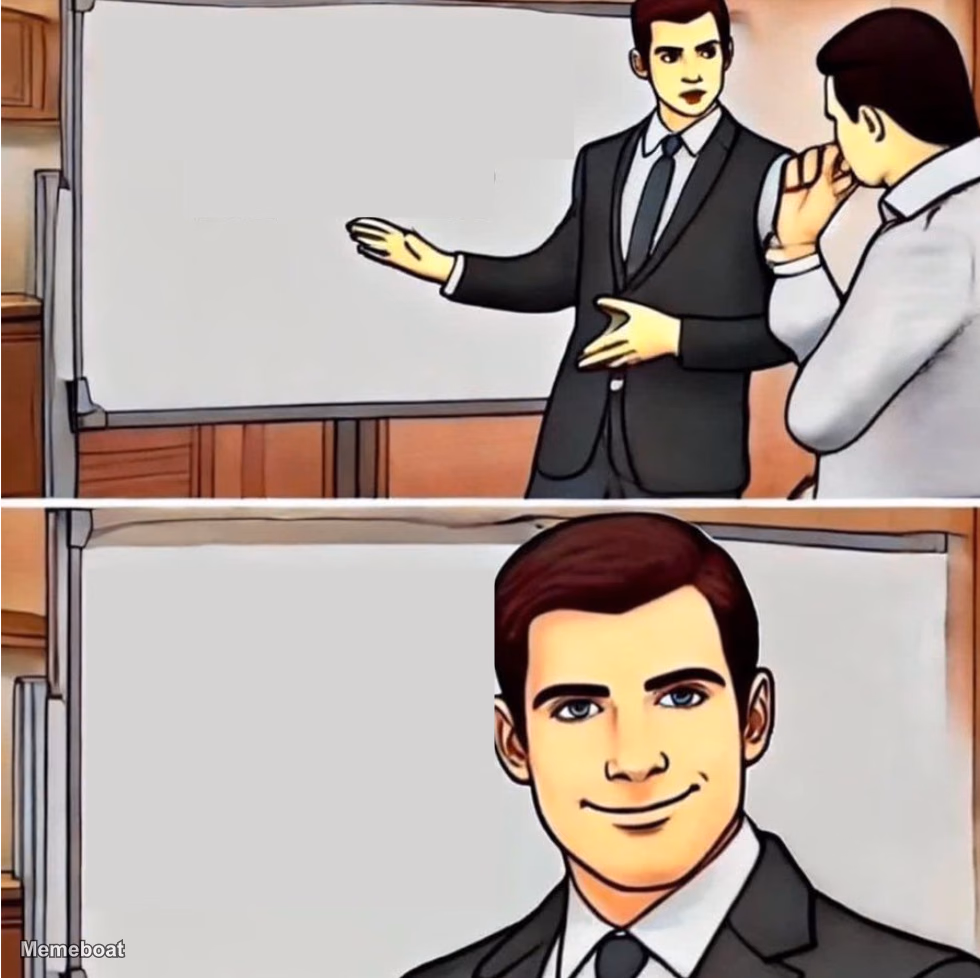 Sales Guy Spitting Facts - meme generator image preview