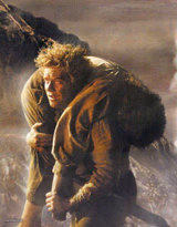 Sam Carrying Frodo