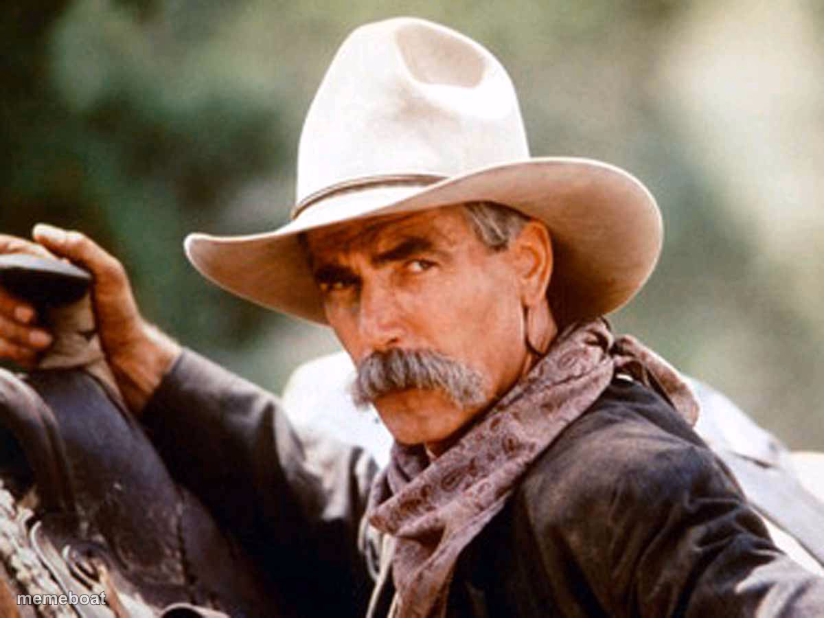 Sam Elliott Cowboy - meme generator image preview