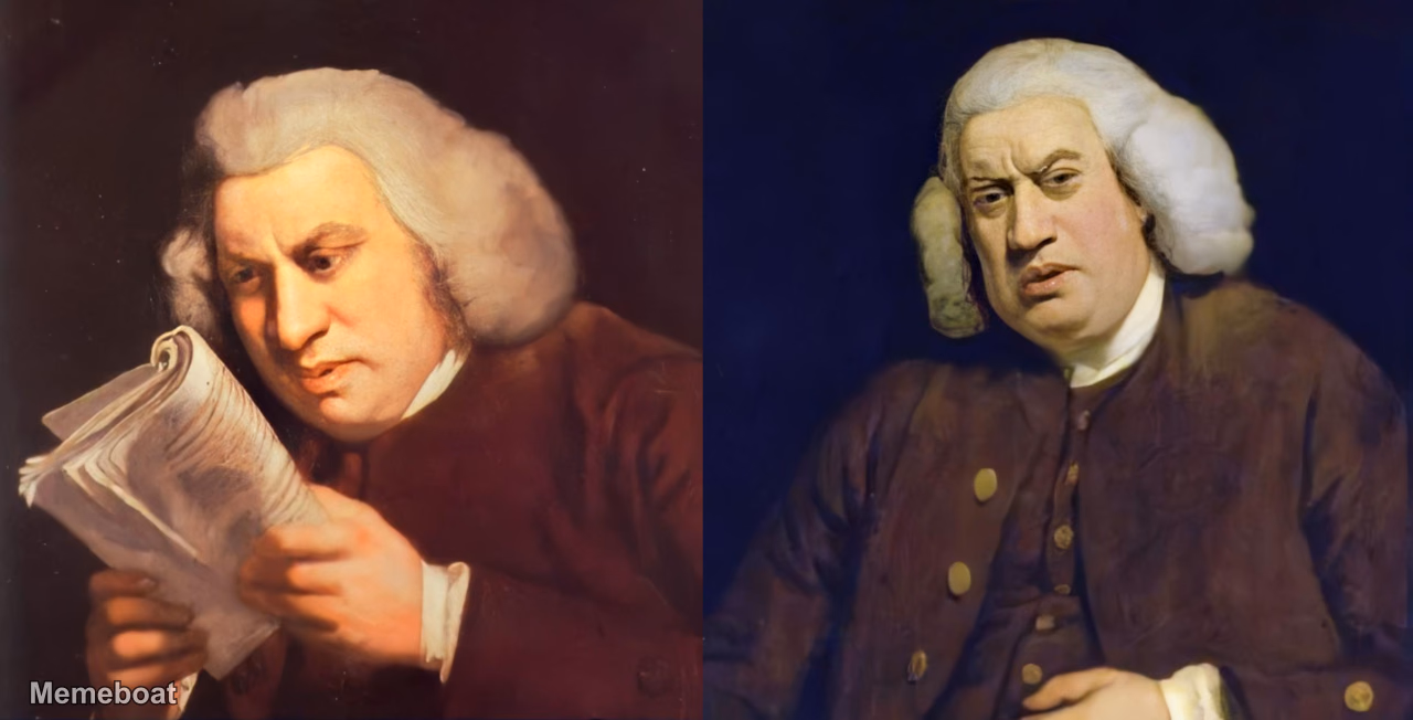 Samuel Johnson "What Did I Just Read?" - meme generator image preview