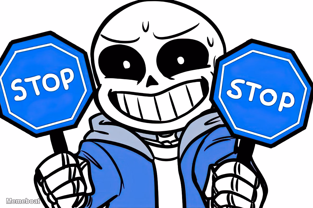 Sans Stop Signs - meme generator image preview