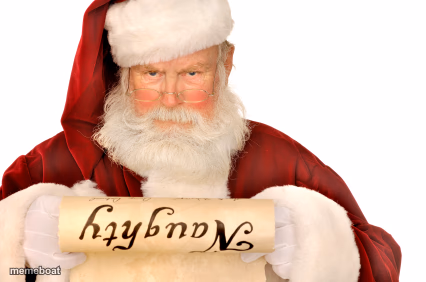 Santa Naughty List - meme generator image preview