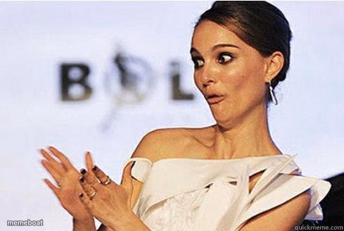 Sarcastic Natalie Portman - meme generator image preview